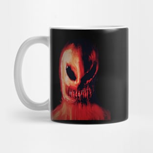 Orange monster face Mug